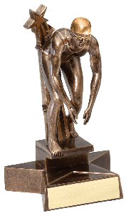 Female Superstar Swimming Trophy