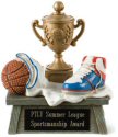 Vintage Basketball Resin Award