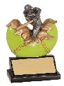 Xploding Female Softball Resin Trophy
