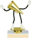 Cheerleading Bendable Trophy