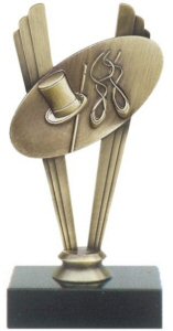 Tap Dance Theme Metal Trophy