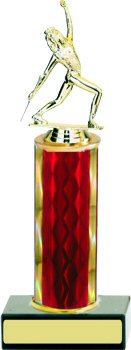 Diamond Hologram Baton Twirler Trophy