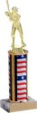 Flag Series Baseball Trophy