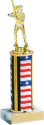 Flag Series Round Column Softball Trophy