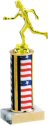 Flag Series Round Column Runner Trophy