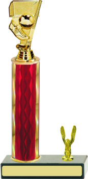 Diamond Hologram Field Hockey Trophy with Trim