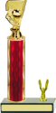 Diamond Hologram Field Hockey Trophy with Trim