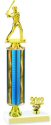 Prism Baseball Trophy with Pedestal and Trim