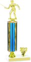 Prism Fencing Trophy with Pedestal and Trim