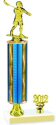 Prism Lacrosse Trophy with Pedestal and Trim