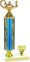 Prism Knowledge Trophy with Pedestal and Trim