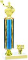 Prism Water Polo Trophy with Pedestal and Trim