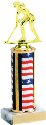 Traditional Round Column Field Hockey Trophy
