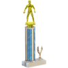 Traditional wrestling round column  trophies
