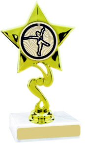Star Insert Baton Twirler Trophy