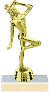 Dancing Figure on a Base Trophy