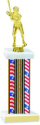 Flag Series Wide Column Baseball Trophy