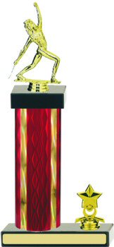 Diamond Hologram Twirling Trophy with Trim
