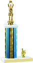 Classic Basketball Trophy with Trim