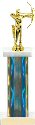 Traditional Wide Column Archery Trophy