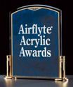 Brass Columns Marble Acrylic Award
