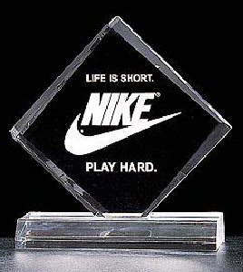 Clear Acrylic Diamond Award
