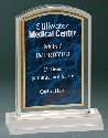 Blue Marbleized Acrylic Award