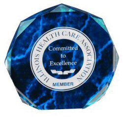 Blue Marble Octagon Self-standing Acrylic