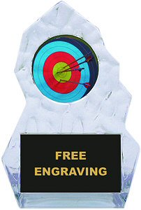 Lightning Acrylic Ice Archery Trophy
