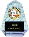 Pyramid Ice Acrylic Gymnastic Award