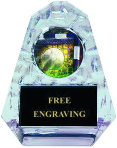 Pyramid Handball Acrylic Award