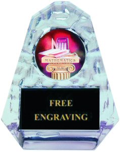 Pyramid Math Acrylic Award