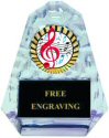 Pyramid Music Acrylic Award
