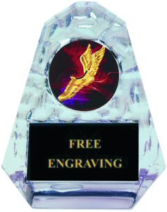 Pyramid Running Acrylic Award