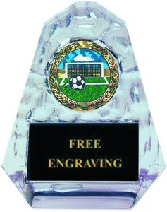 Pyramid Soccer Acrylic Award