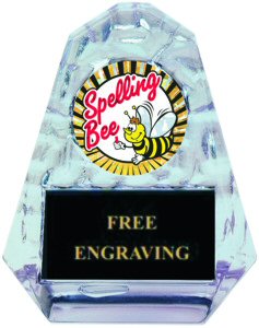 Pyramid Ice Spelling Bee Acrylic
