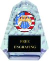 Pyramid Ice Acrylic Swimming Award