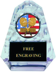 Pyramid Tennis Acrylic Award