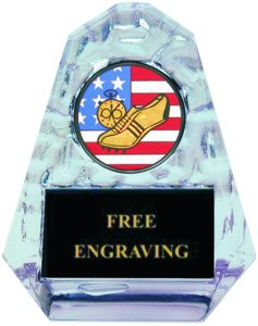 Acrylic Ice Track Pyramid Award