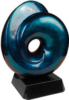 Blue Art Sculpture Glass Award