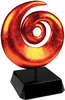 Orange Art Sculpture Glass Award