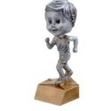 Boys Track Bobblehead Trophy