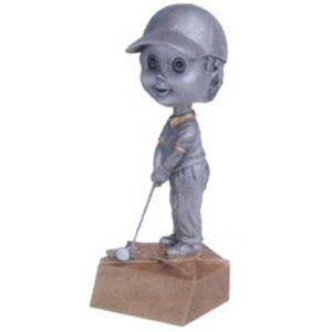 Boys Golf Bobblehead Trophy