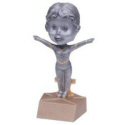 Girls Gymnast Bobblehead Trophy