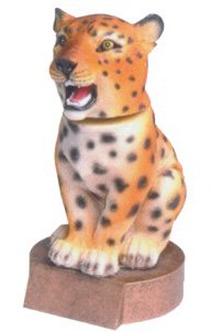 Jaguar Mascot Bobblehead Trophy