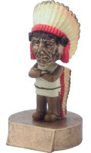 Indian Mascot Bobblehead Trophy