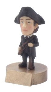 Patriot Mascot Bobblehead Trophy