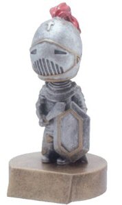 Crusader Mascot Bobblehead Trophy