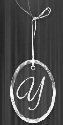 Crystal Oval Ornament