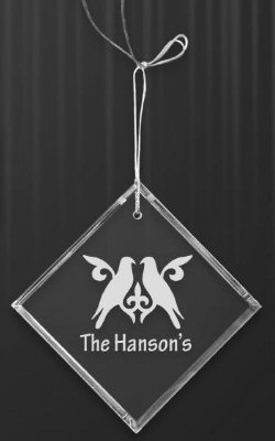 Crystal Diamond Ornament